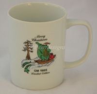 General Motors 1986 Limited Edition Gator Christmas Coffee Mug